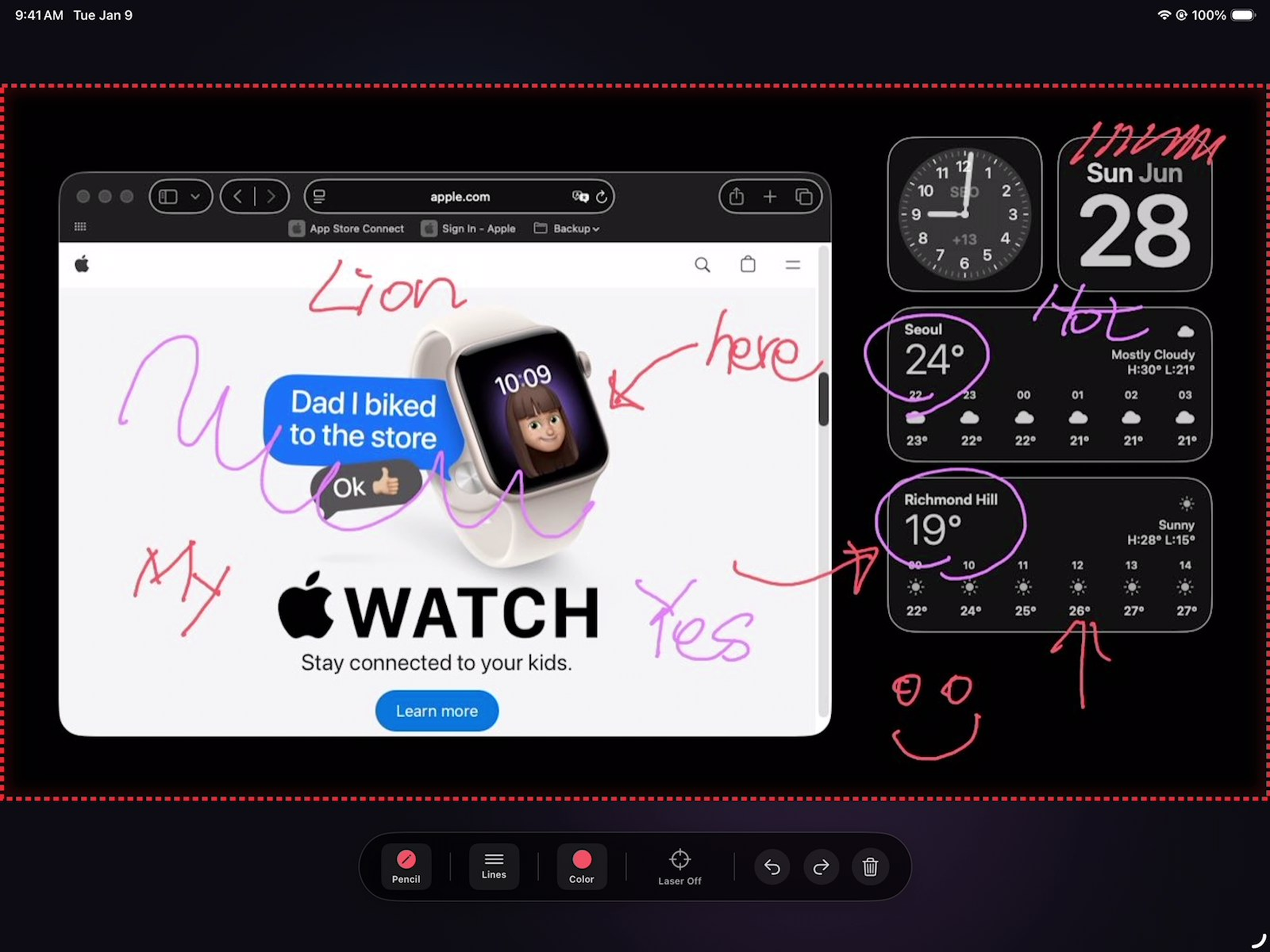 OnAirZonePencil Scribble Screenshot